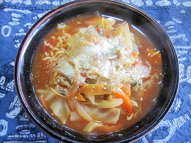 野菜たっぷりトマトラーメン レシピ・作り方 by けいちゃん088|楽天レシピ